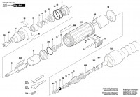 Bosch 0 607 260 100 320 WATT-SERIE Pn-Straight Grinder-Ind. Spare Parts